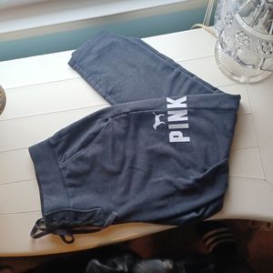 VS Pink Tie-Up Gray Joggers